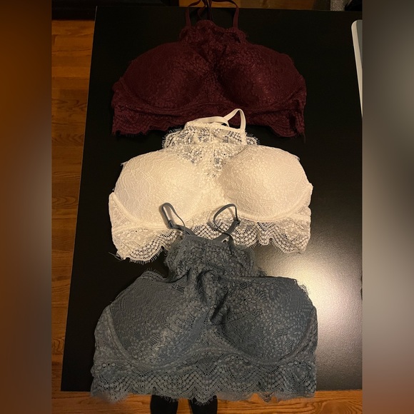 3 pack of size large PINK by Victoria Secret bralettes high neck - Picture 1 of 1